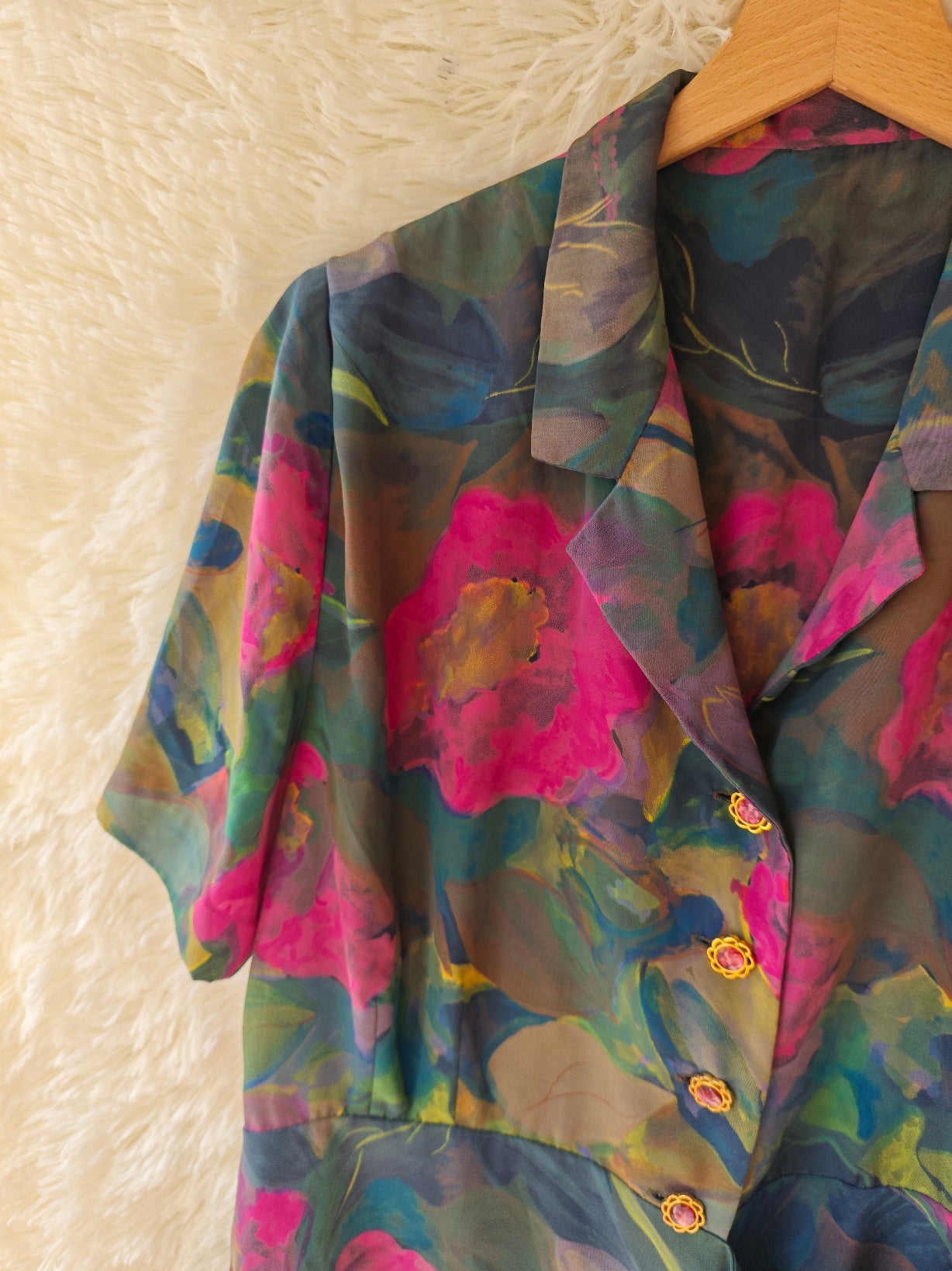 Camicia Stile Acquarello – Fantasia Artistica Anni '80