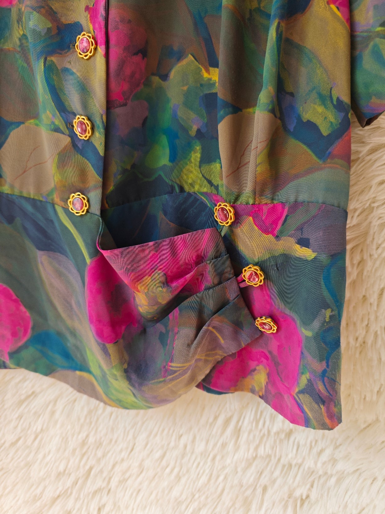 Camicia Stile Acquarello – Fantasia Artistica Anni '80