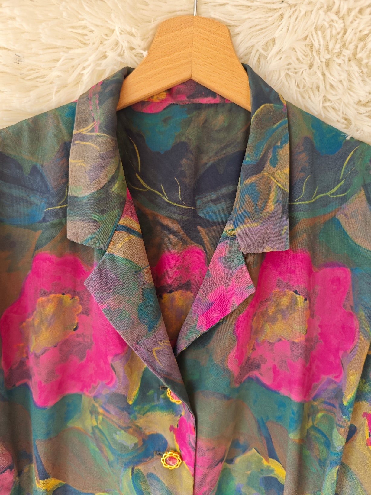 Camicia Stile Acquarello – Fantasia Artistica Anni '80