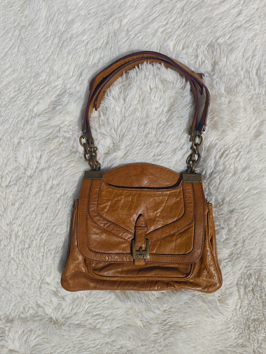 Vintage D&G – Borsa in pelle cammello
