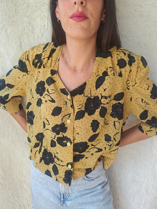 Camicia vintage floreale