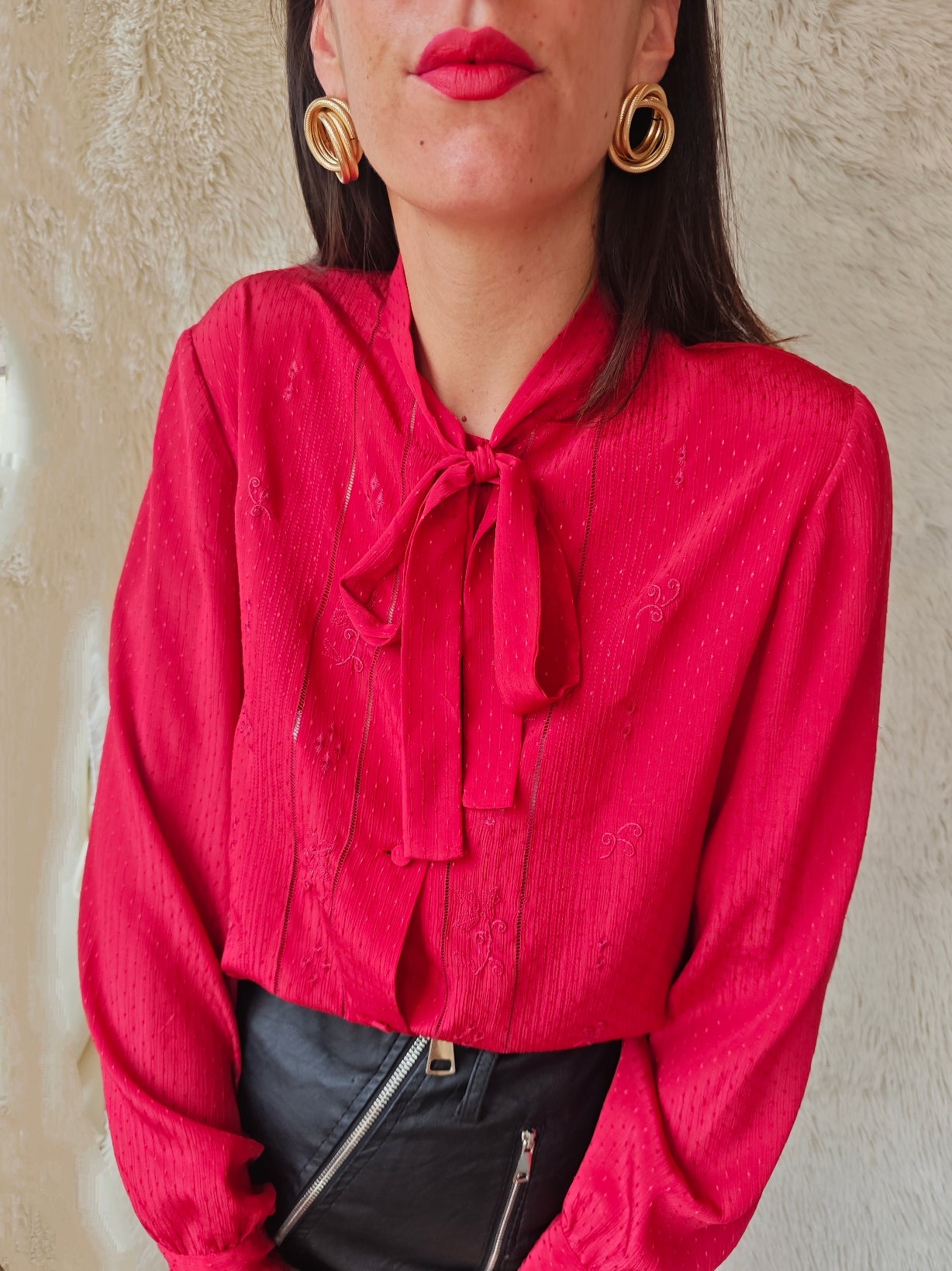 Camicia fiocco rosso