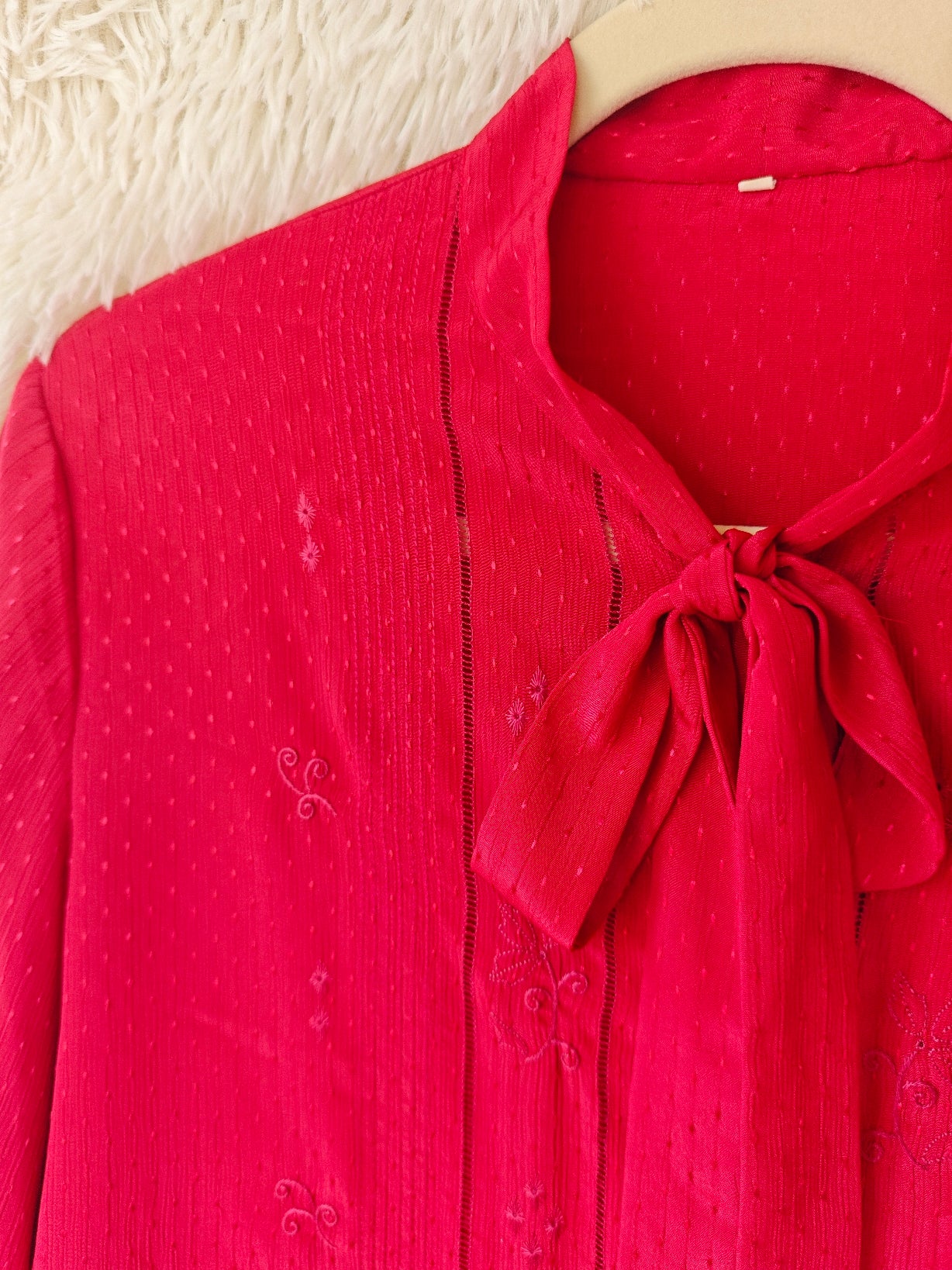 Camicia fiocco rosso