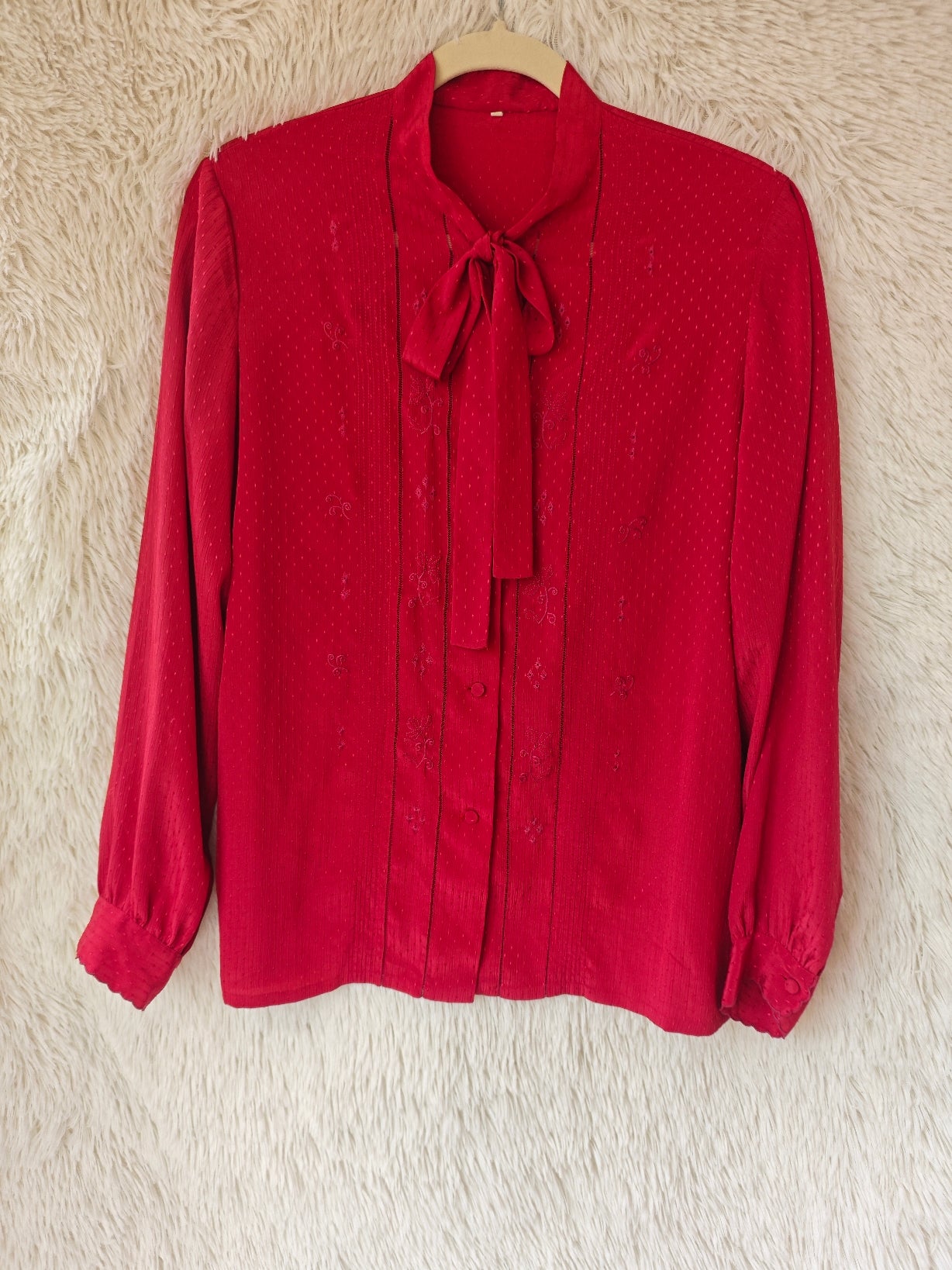 Camicia fiocco rosso