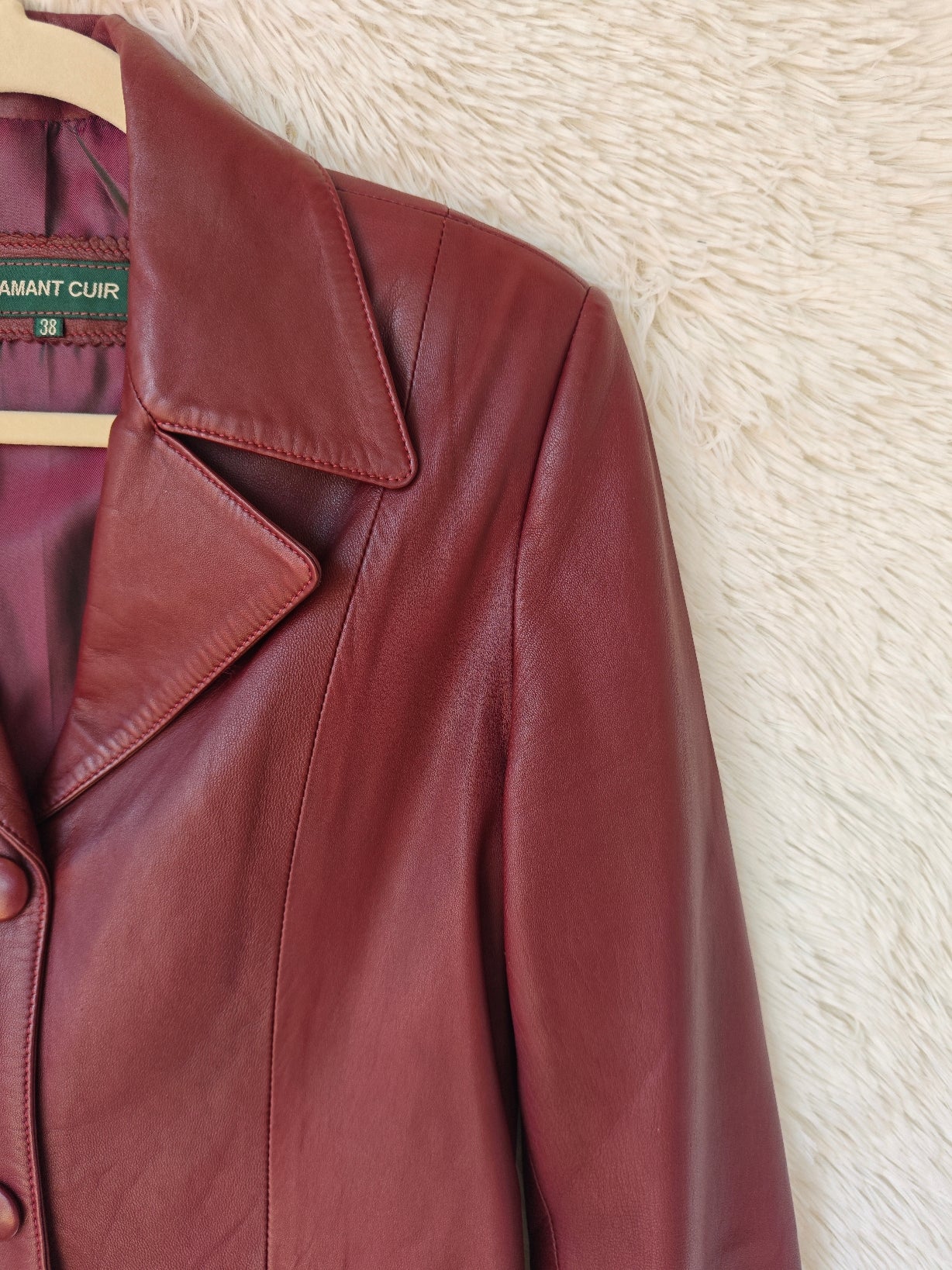Giacca nappa Burgundy