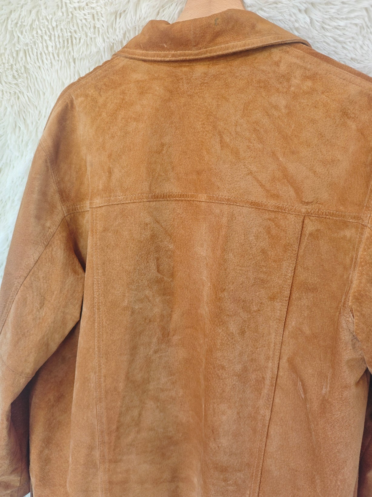 Giacca camicia camoscio