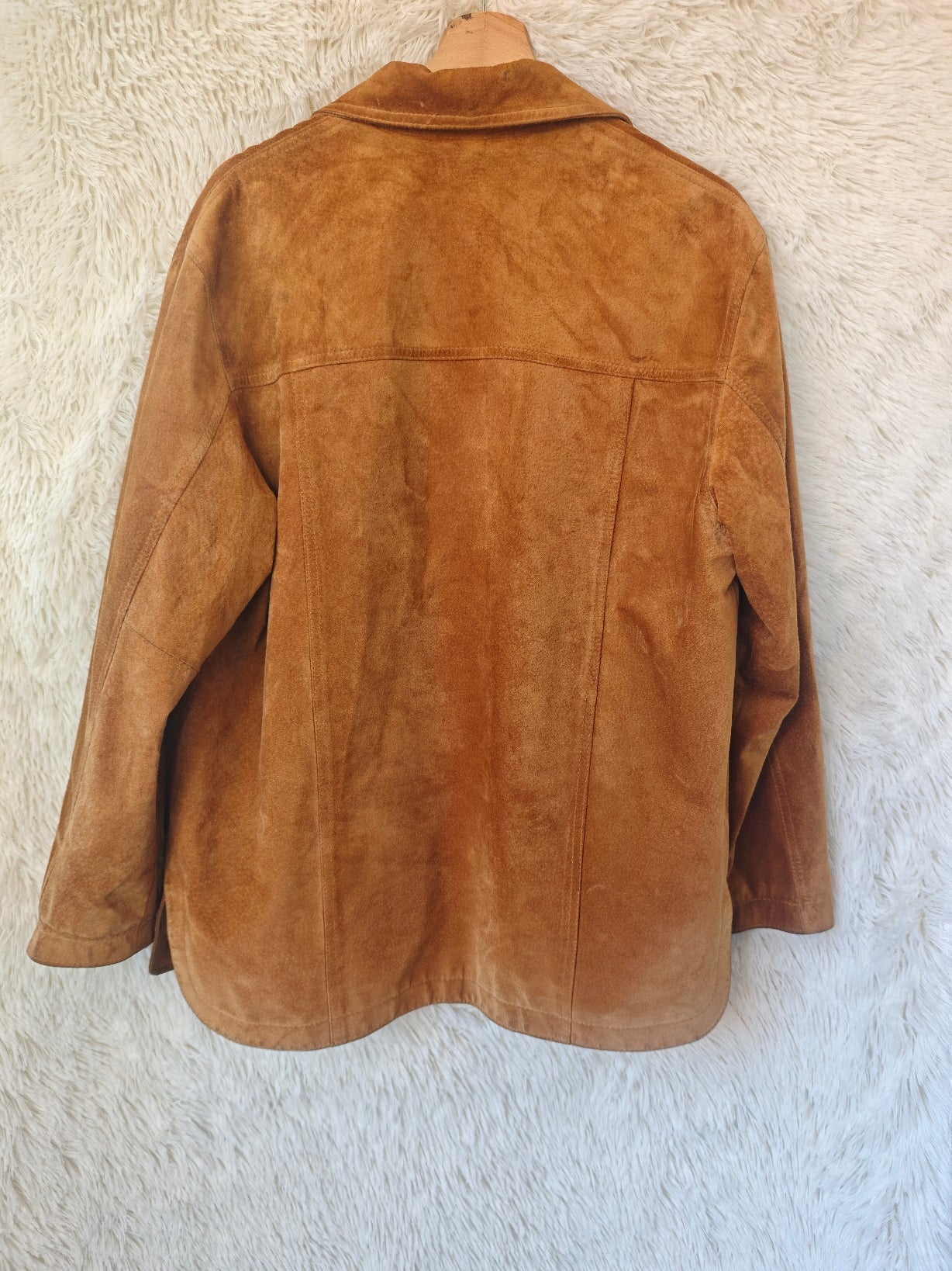 Giacca camicia camoscio
