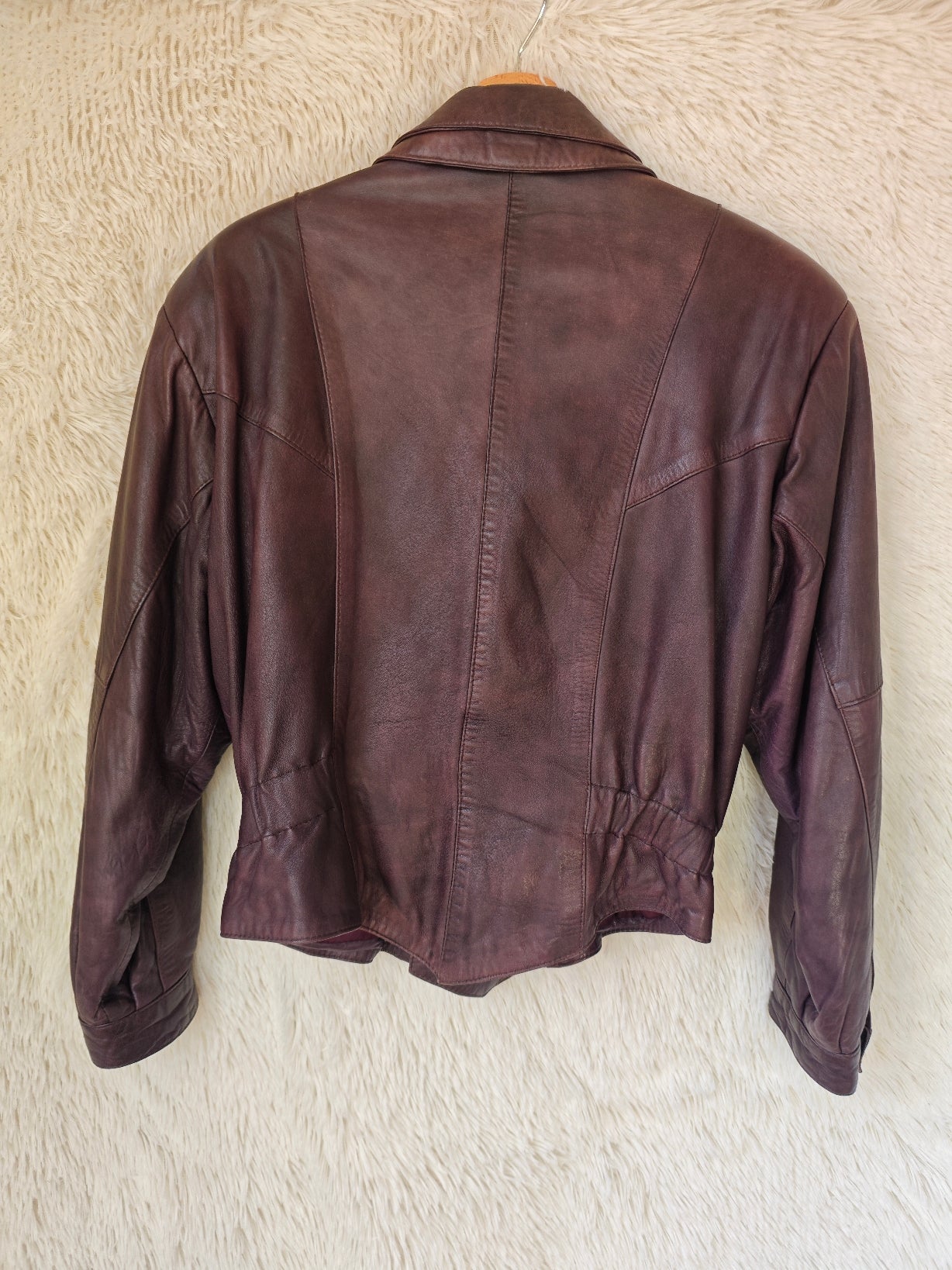 Giacca bomber melanzana