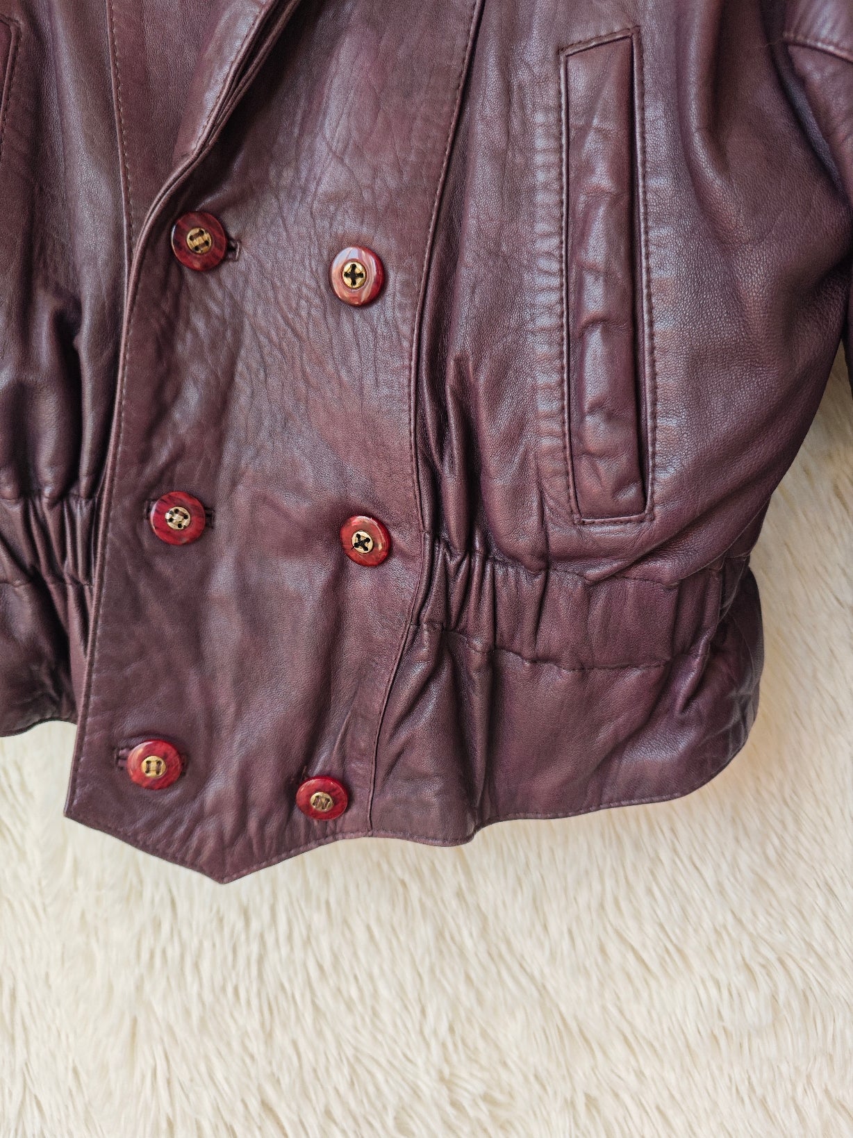 Giacca bomber melanzana