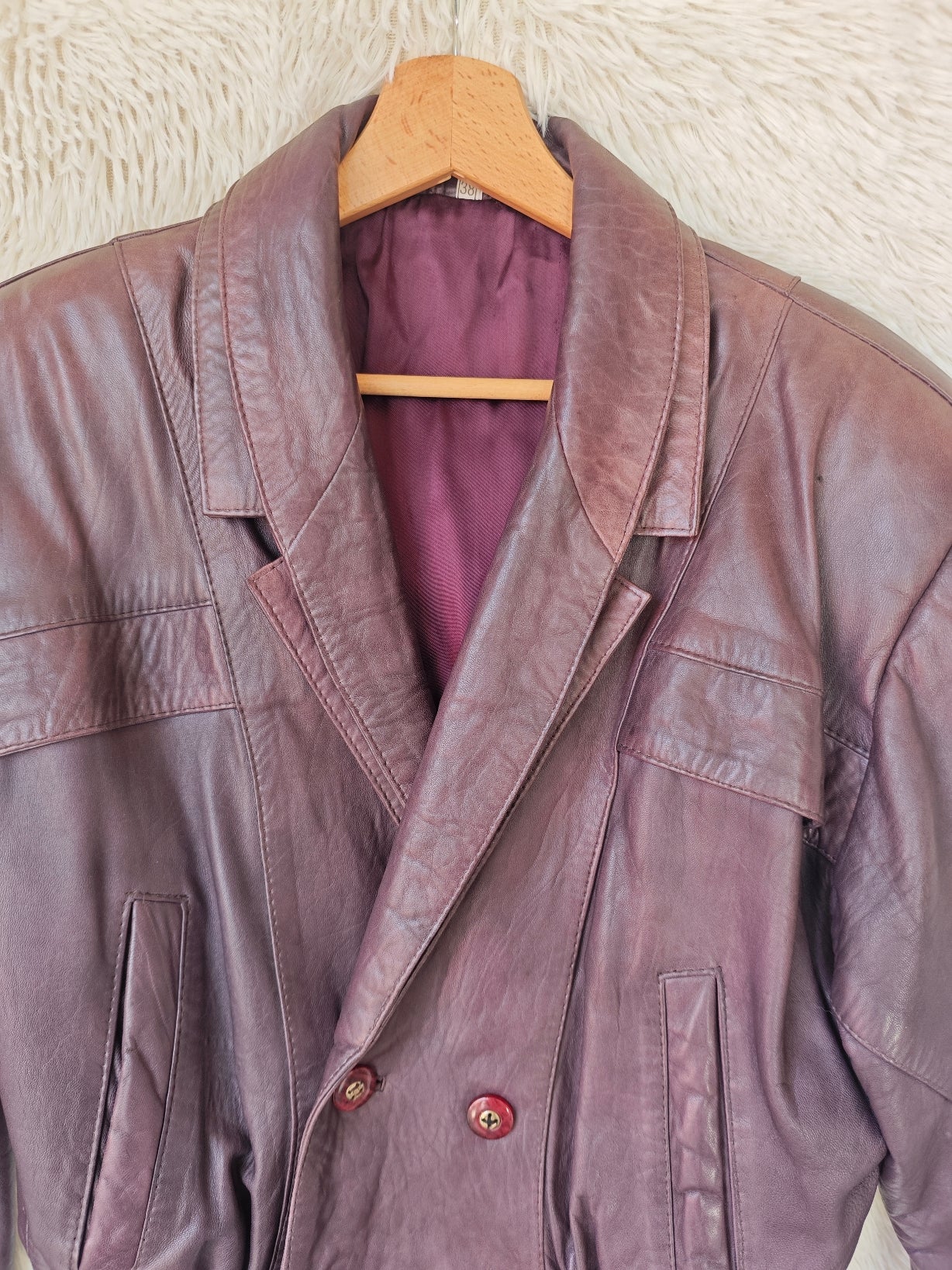 Giacca bomber melanzana