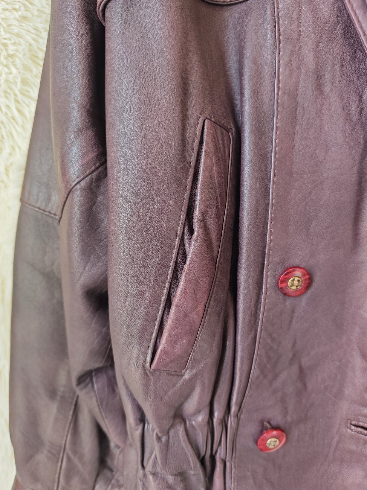 Giacca bomber melanzana