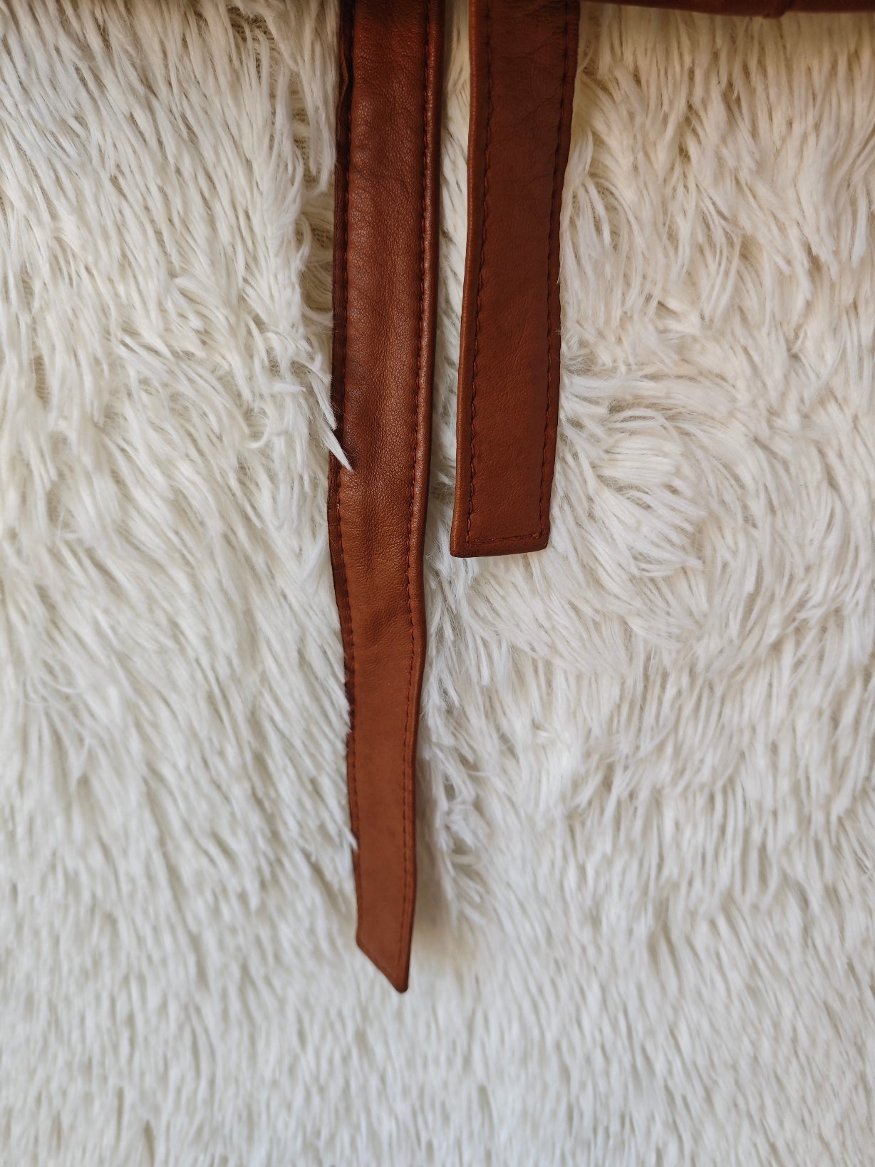 Giacca pelle caramello