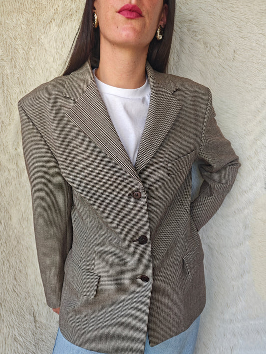 Blazer pied de poule