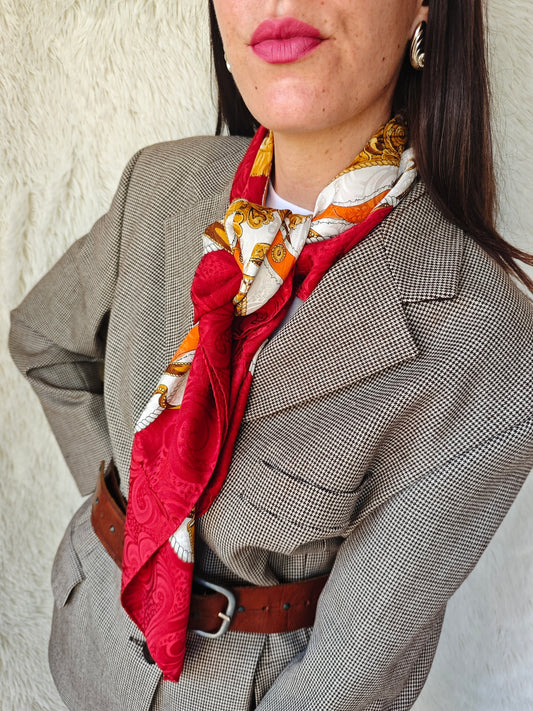 Foulard seta mongolfiere