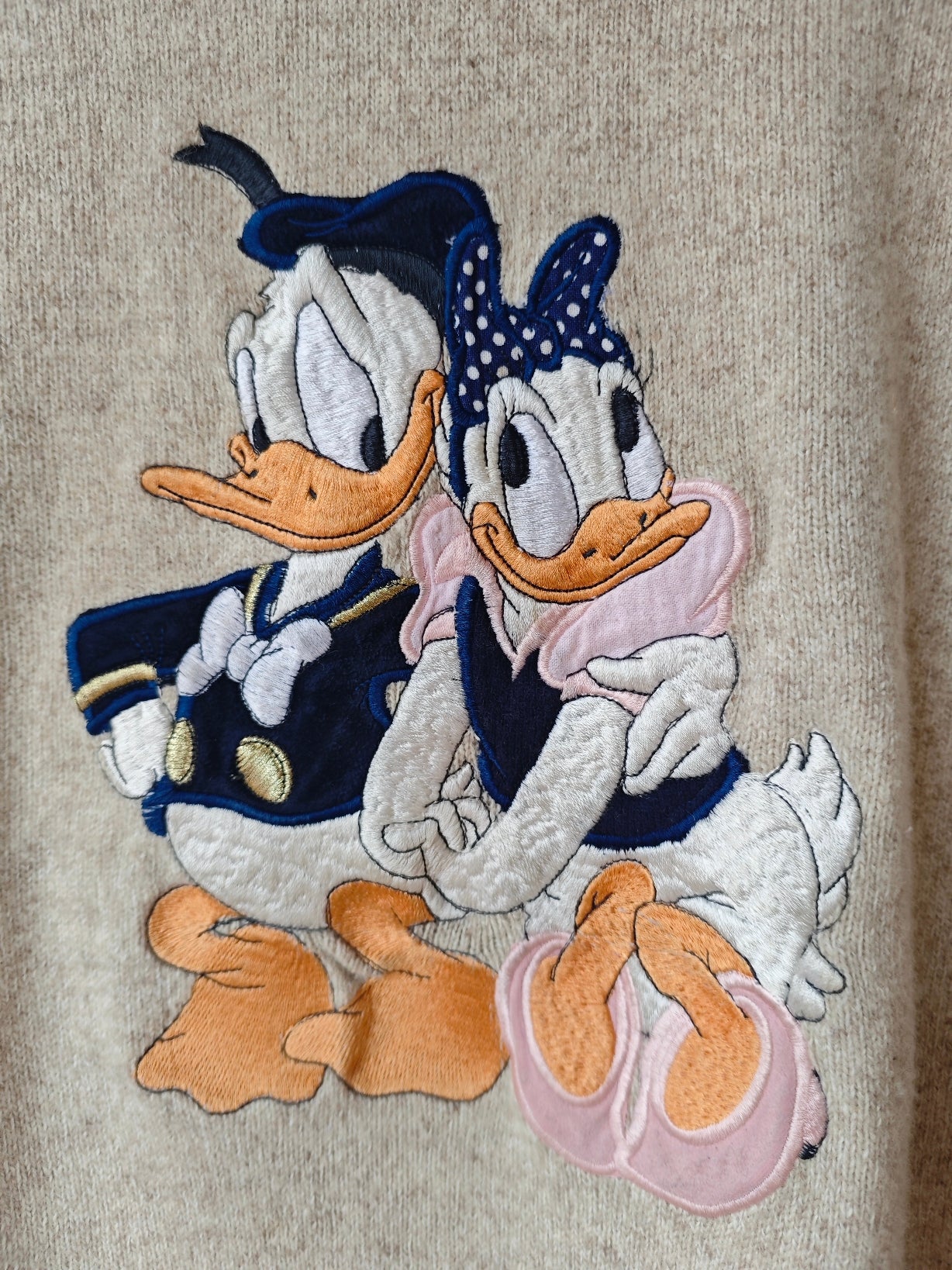 Pull paperino & paperina mohair