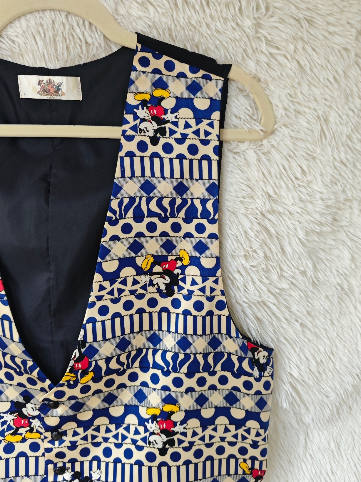 Gilet Mickey seta