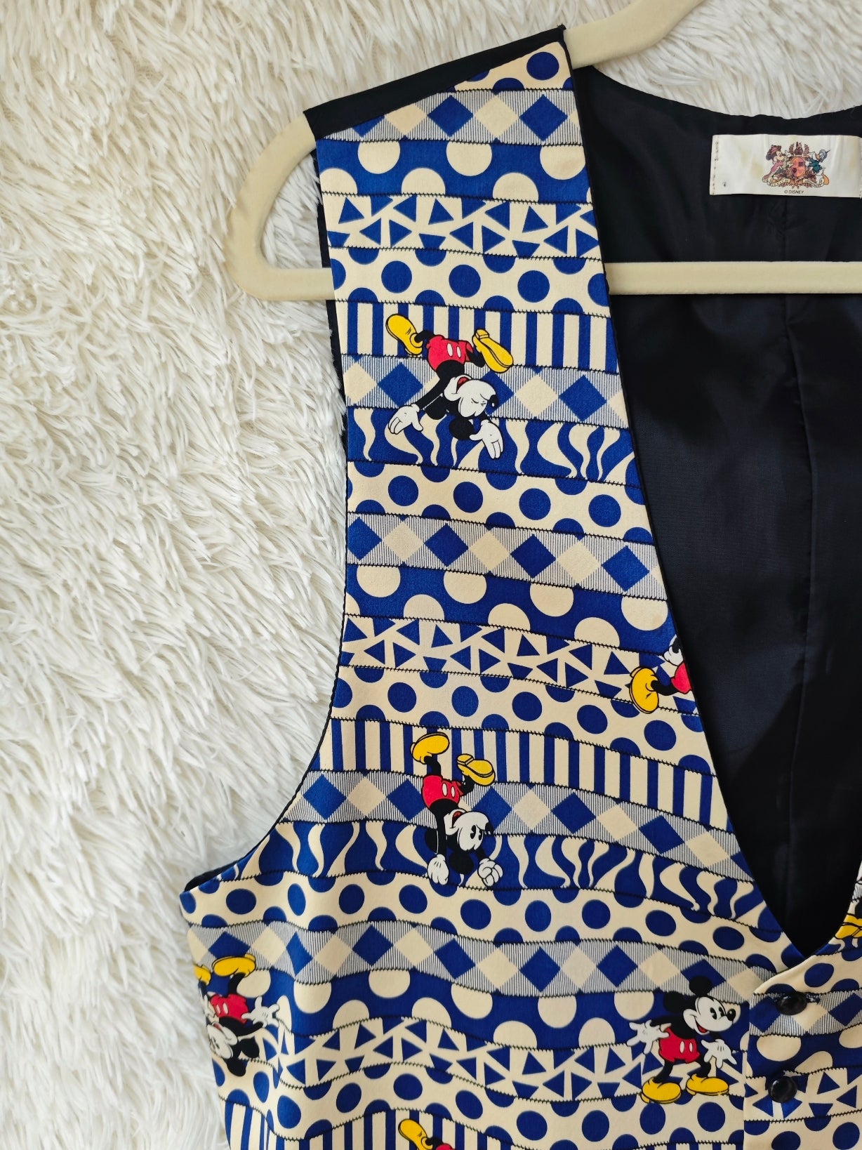 Gilet Mickey seta