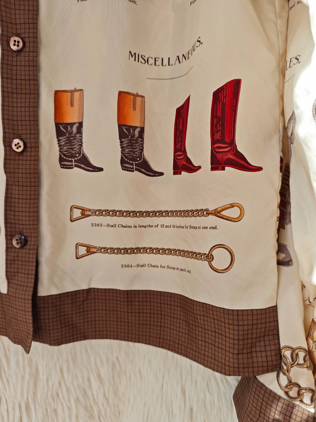 Camicia Tableau Fantasia Equitazione