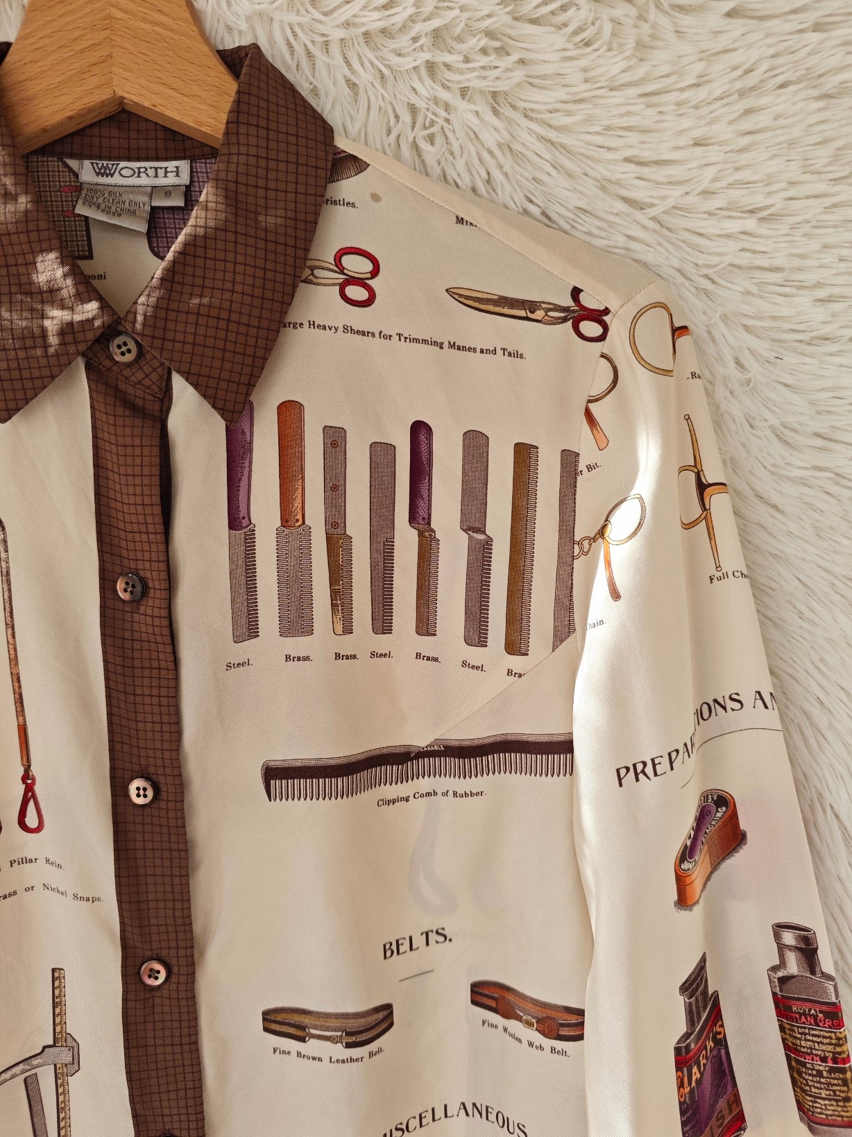 Camicia Tableau Fantasia Equitazione