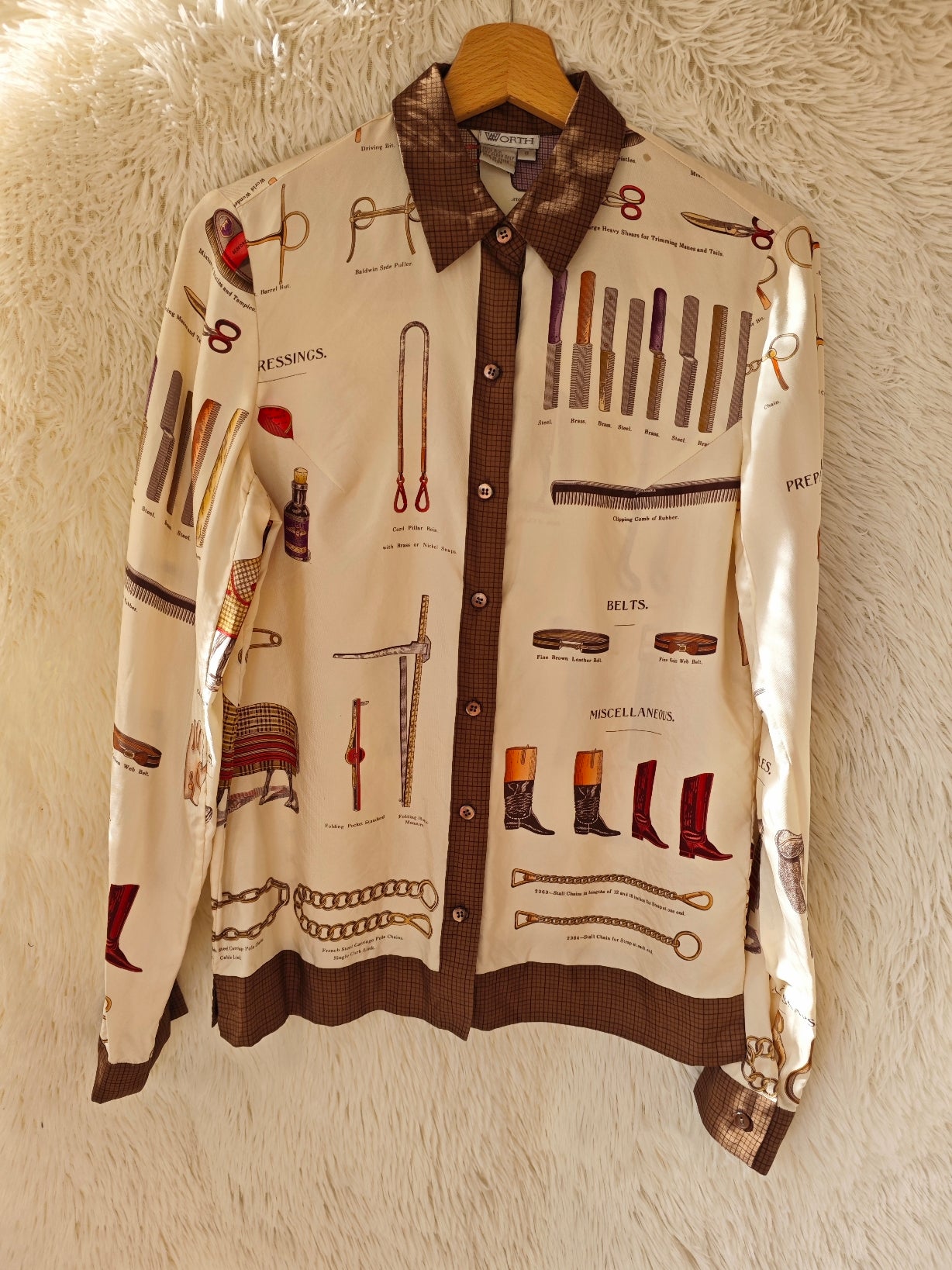 Camicia Tableau Fantasia Equitazione