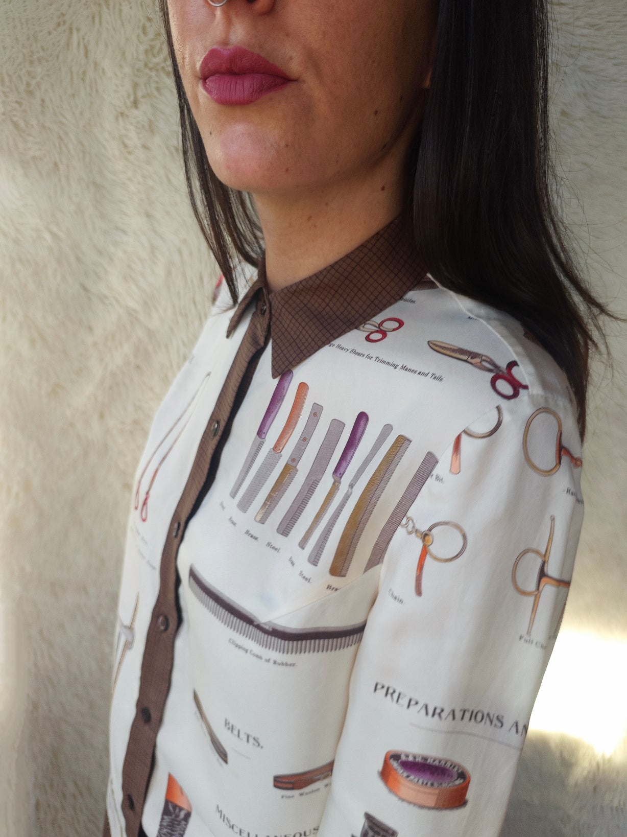 Camicia Tableau Fantasia Equitazione