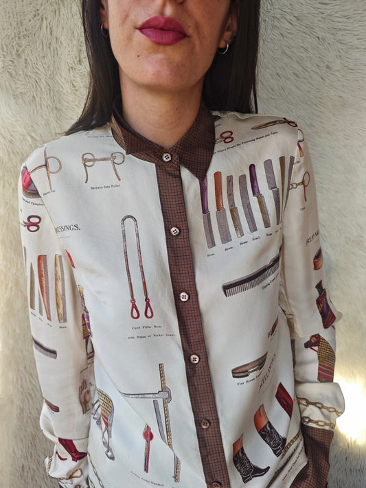 Camicia Tableau Fantasia Equitazione