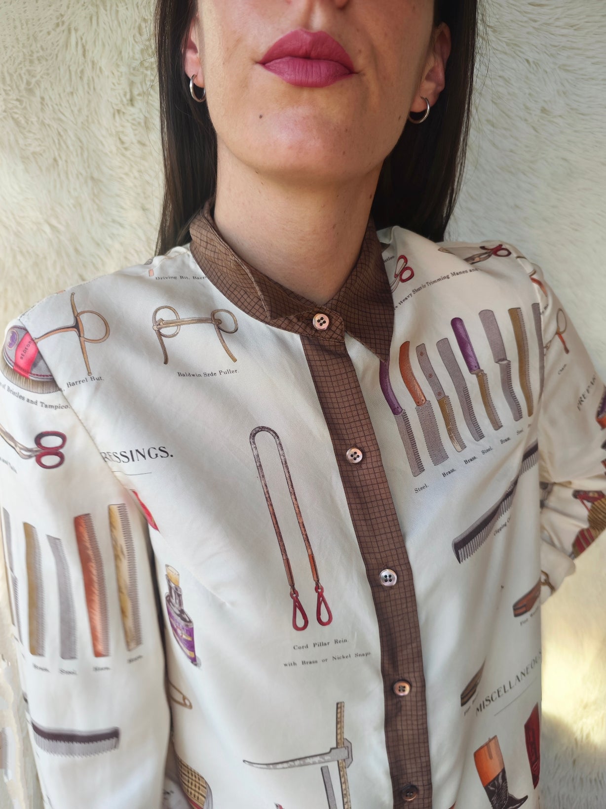 Camicia Tableau Fantasia Equitazione