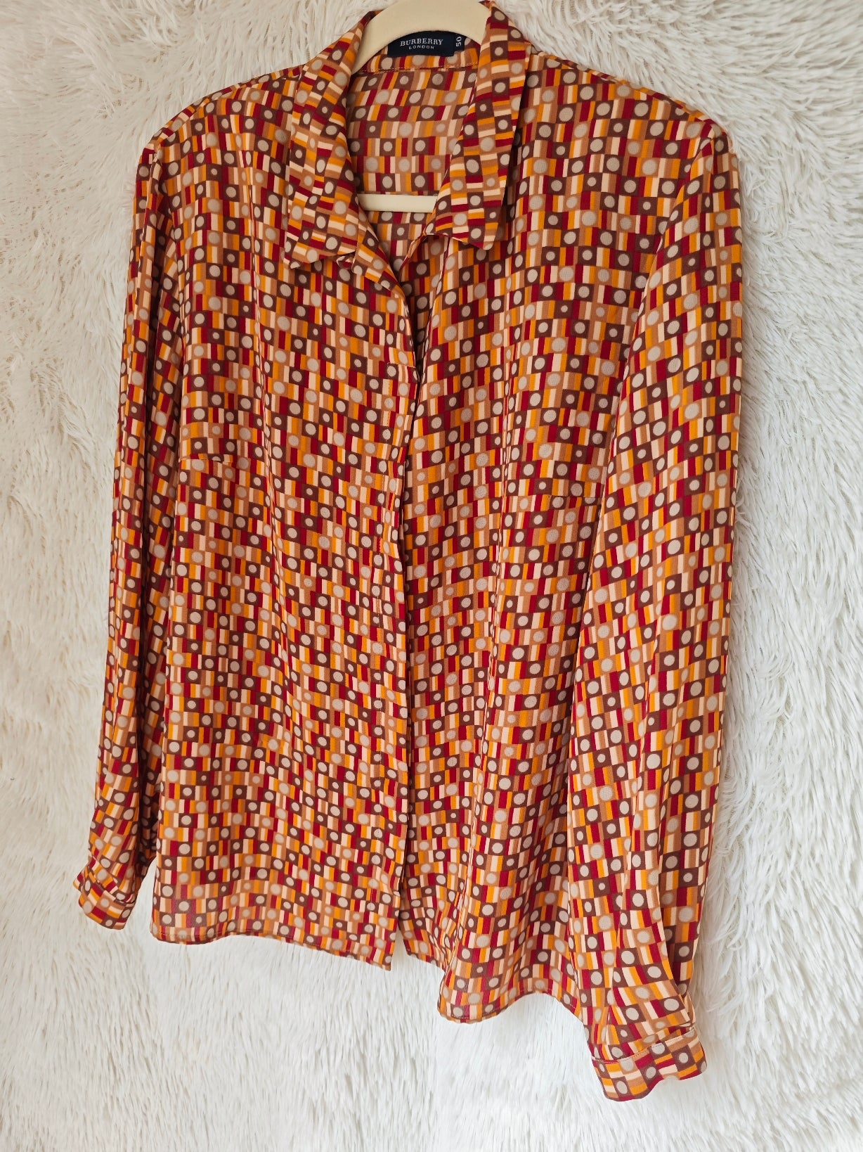 Camicia Burberry London Fantasia Retrò Anni '90