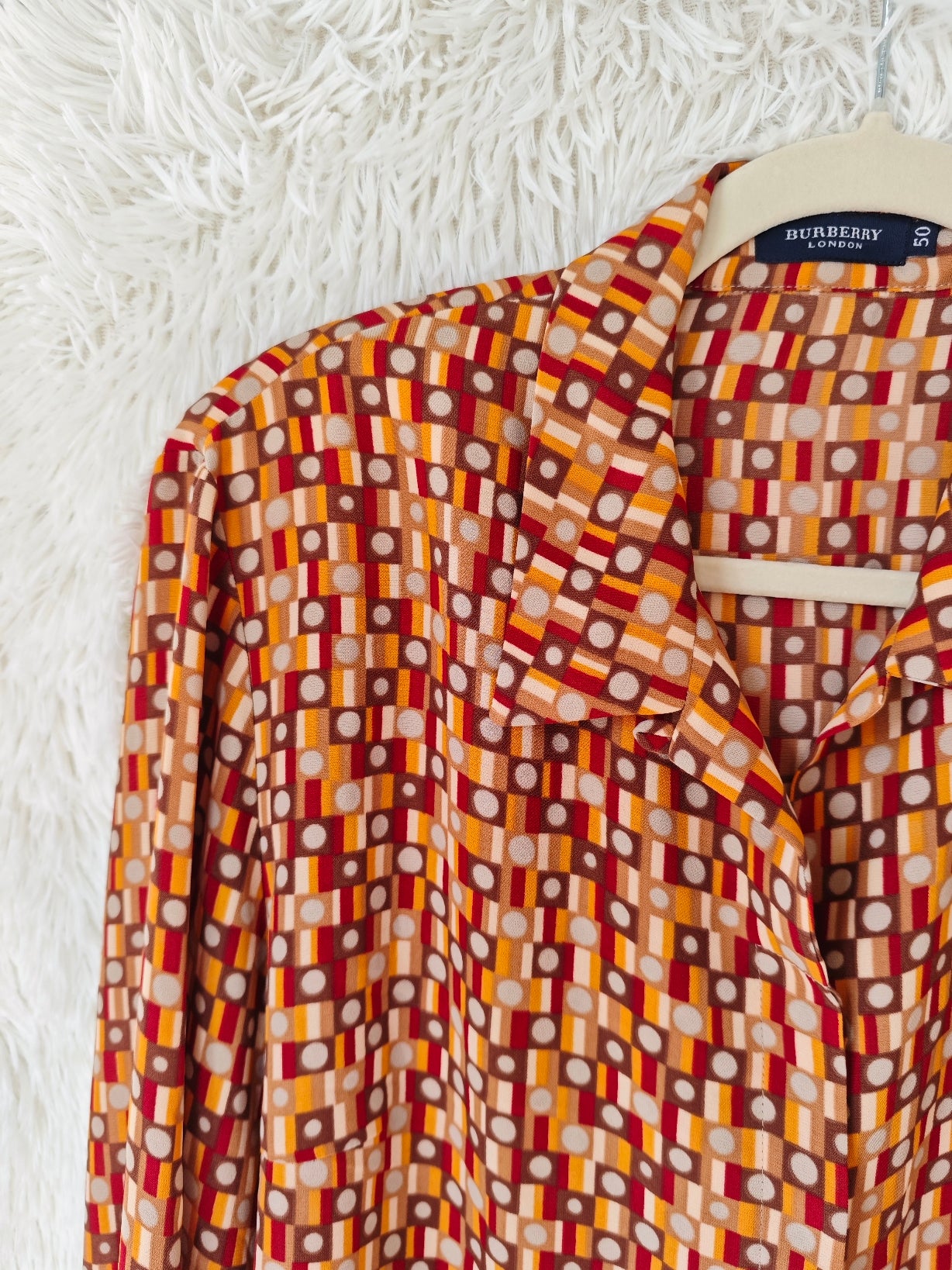 Camicia Burberry London Fantasia Retrò Anni '90