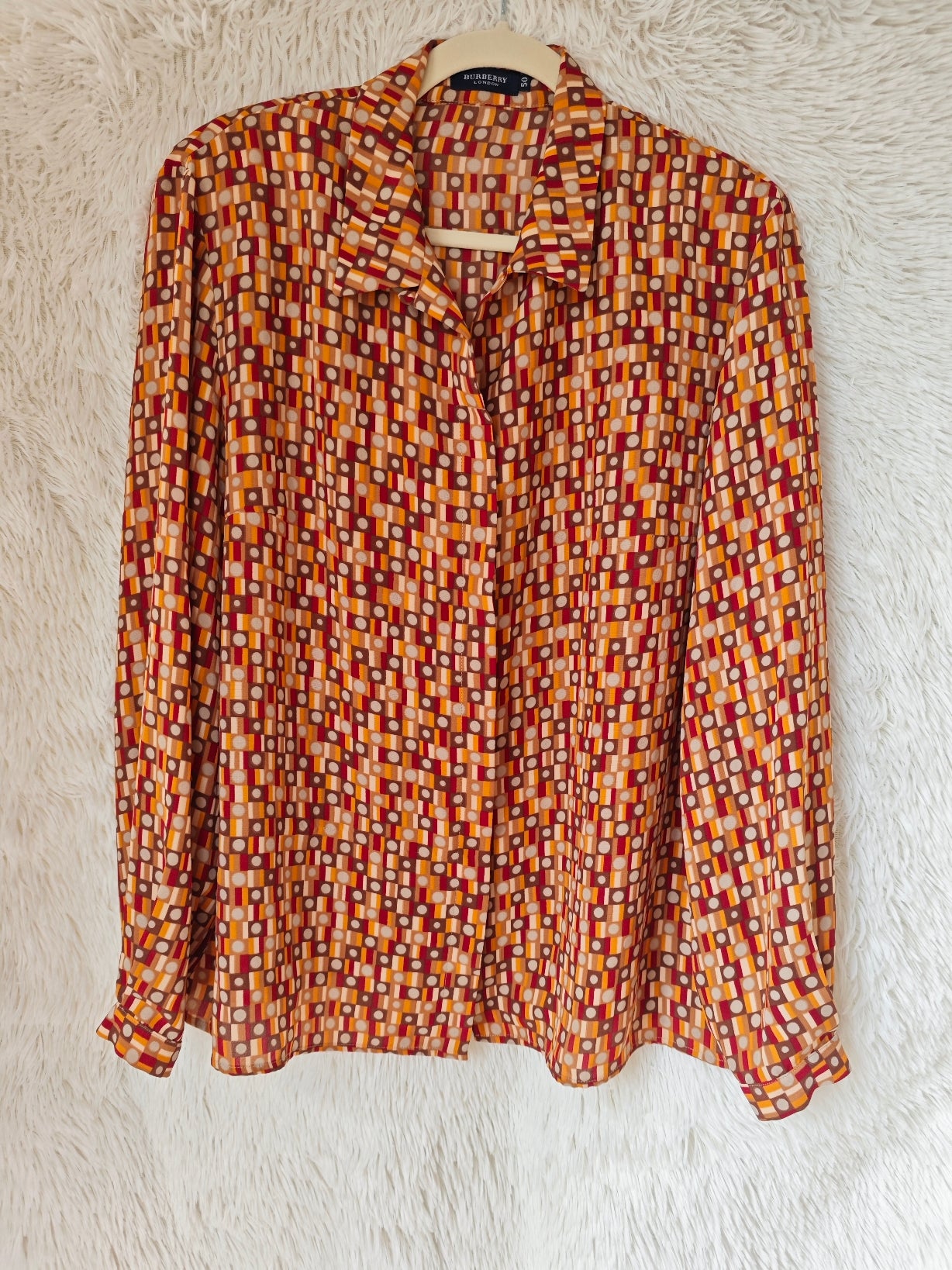 Camicia Burberry London Fantasia Retrò Anni '90