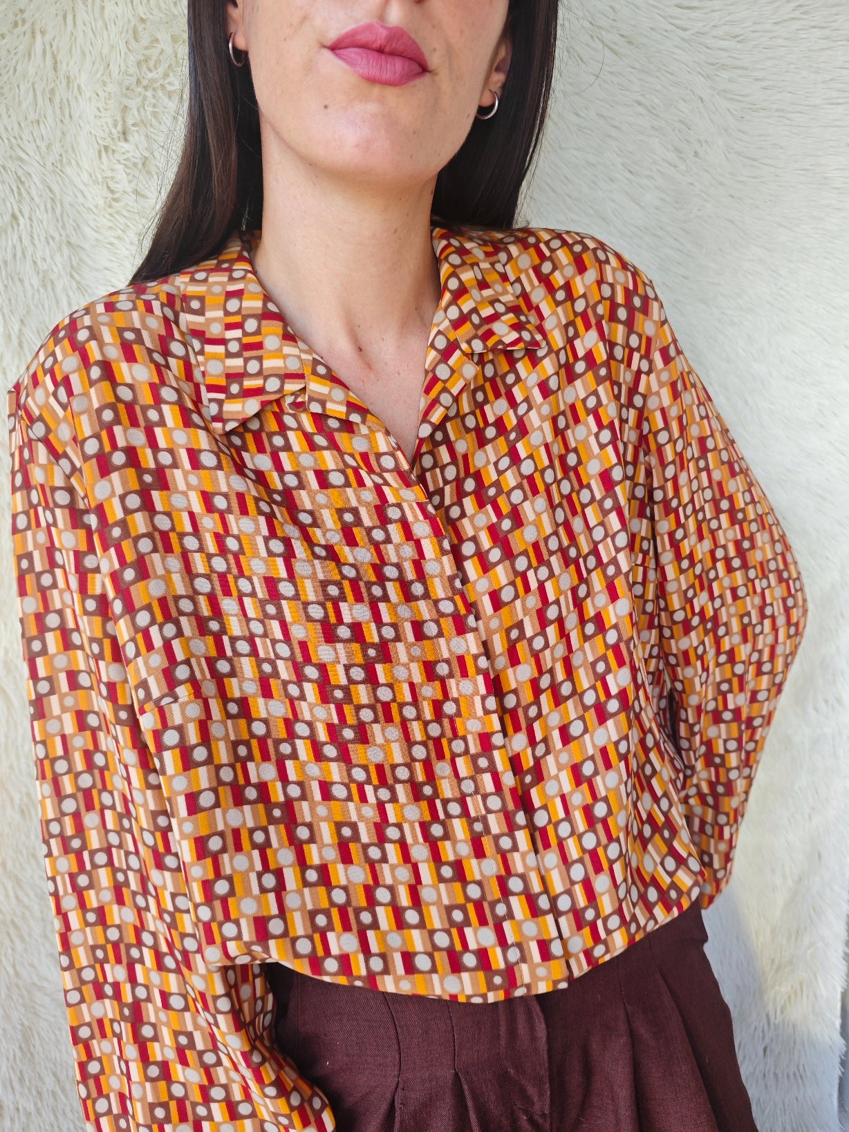 Camicia Burberry London Fantasia Retrò Anni '90