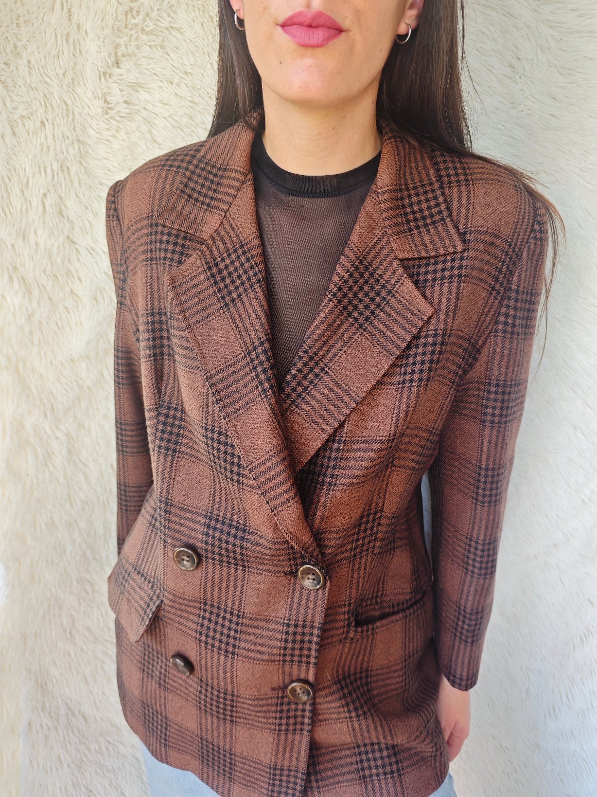 Blazer lana marrone