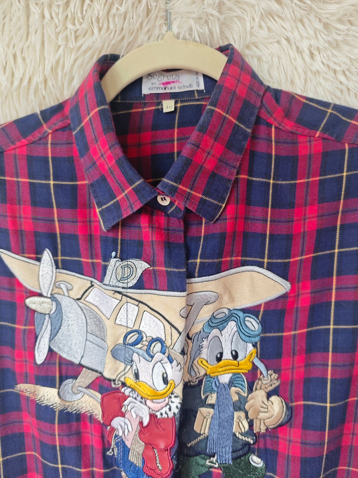 Camicia paperino e paperina aviatori