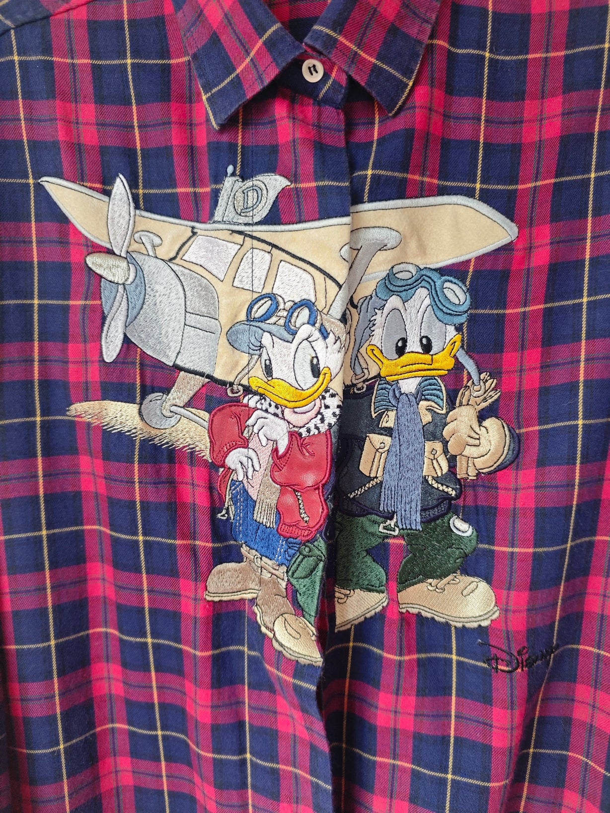 Camicia paperino e paperina aviatori