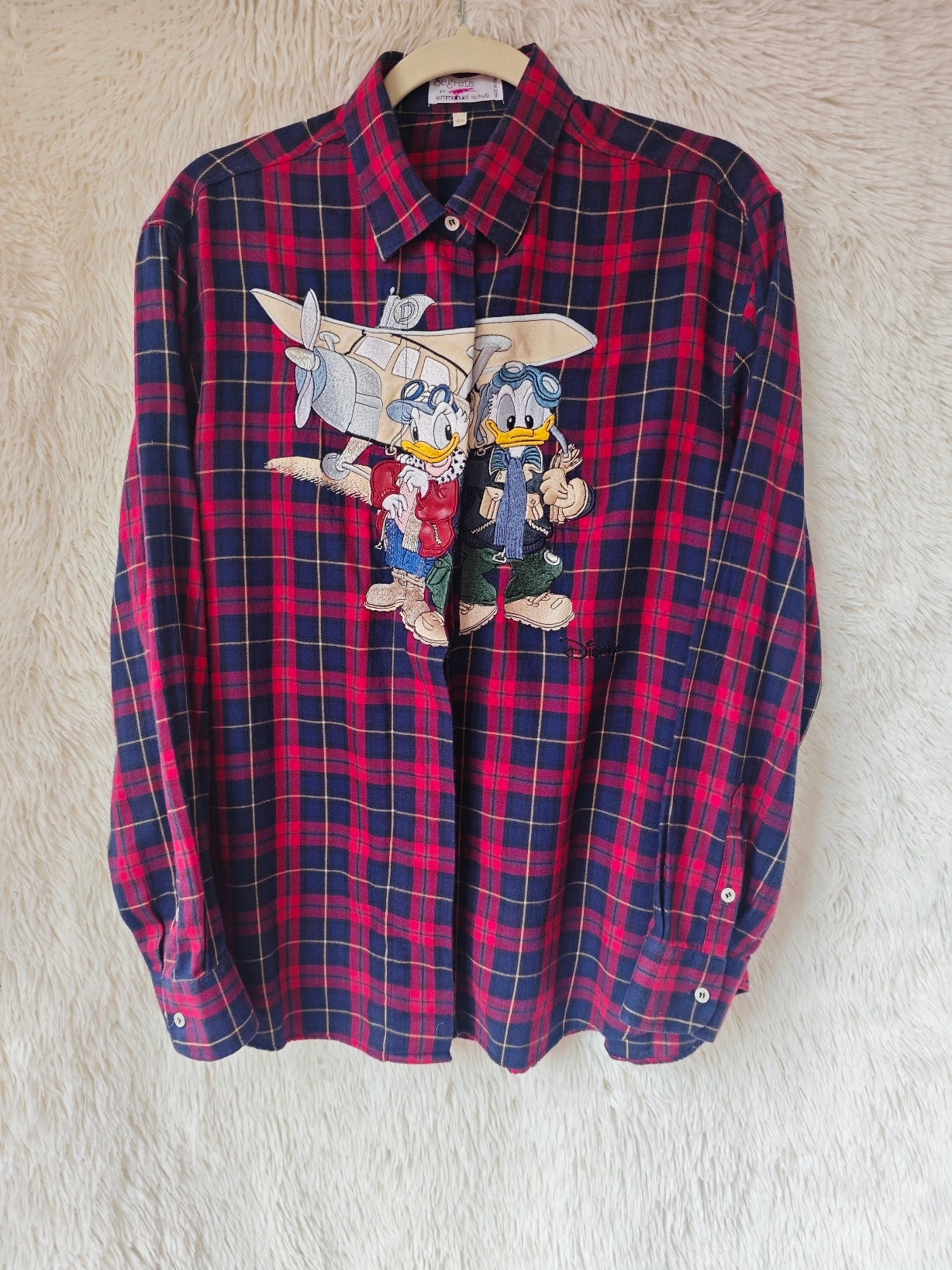 Camicia paperino e paperina aviatori