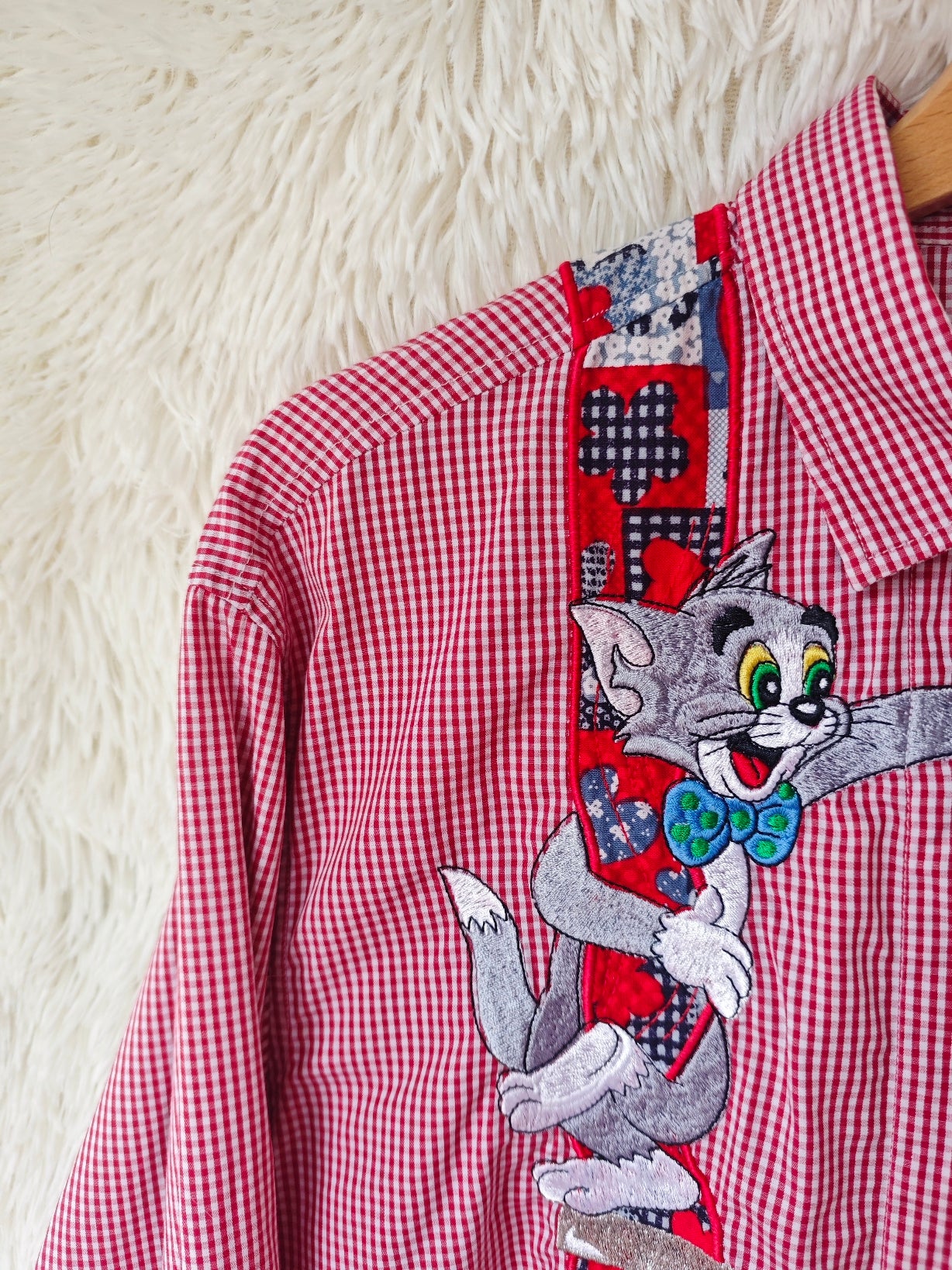 Camicia Tom & Jerry bretelle patch