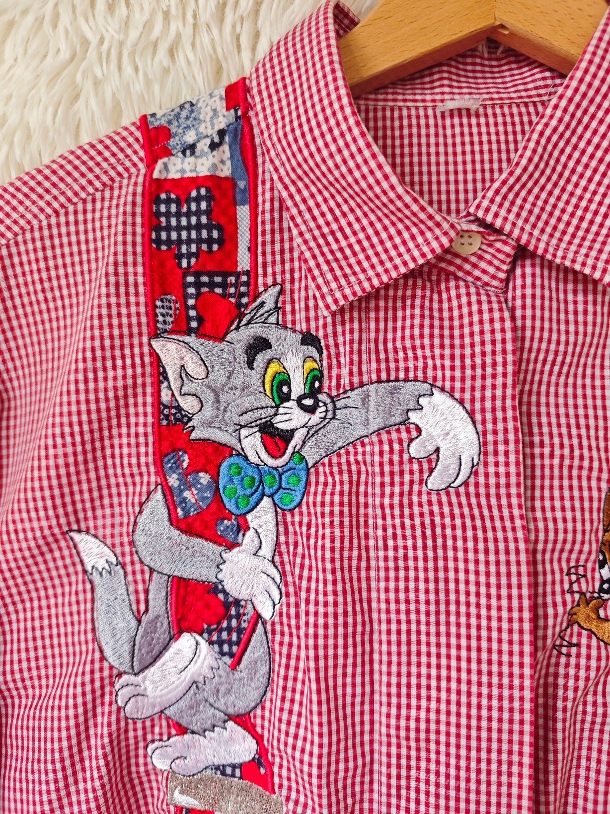 Camicia Tom & Jerry bretelle patch