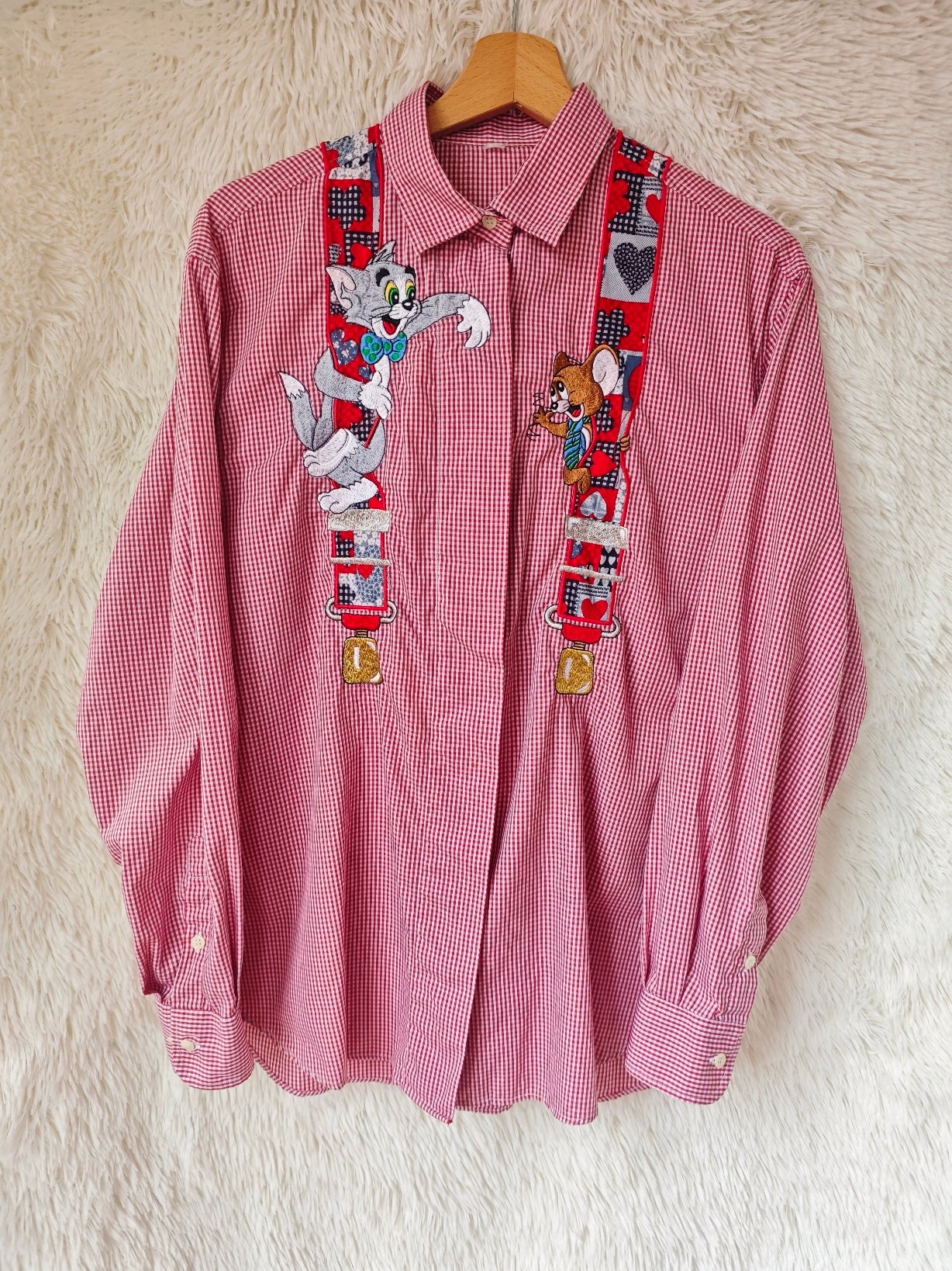 Camicia Tom & Jerry bretelle patch