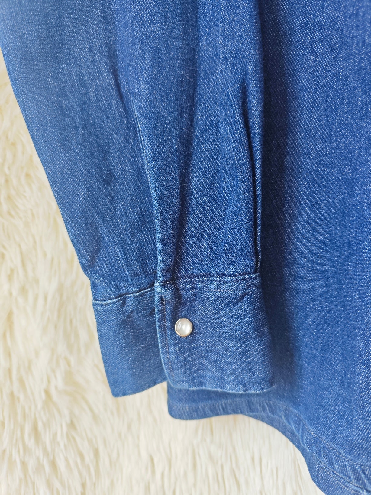 Camicia denim Betty boop biker