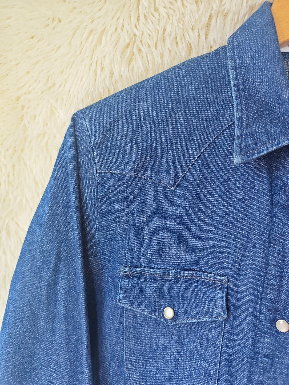 Camicia denim Betty boop biker