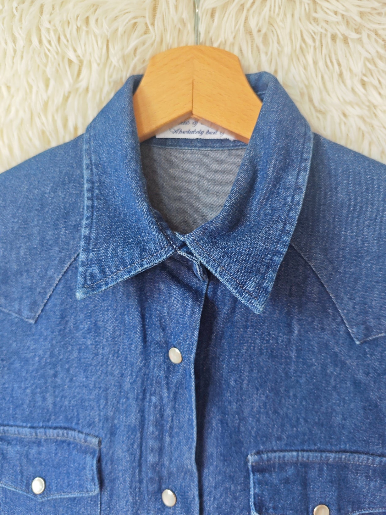 Camicia denim Betty boop biker