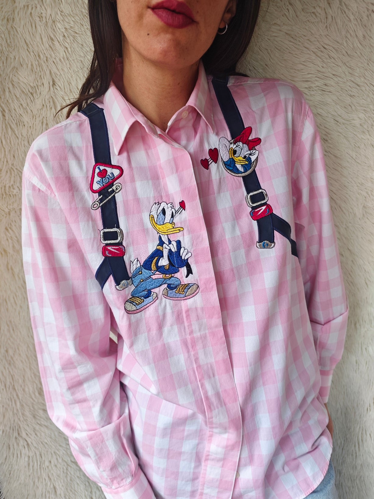 Paperino e paperina bretelle