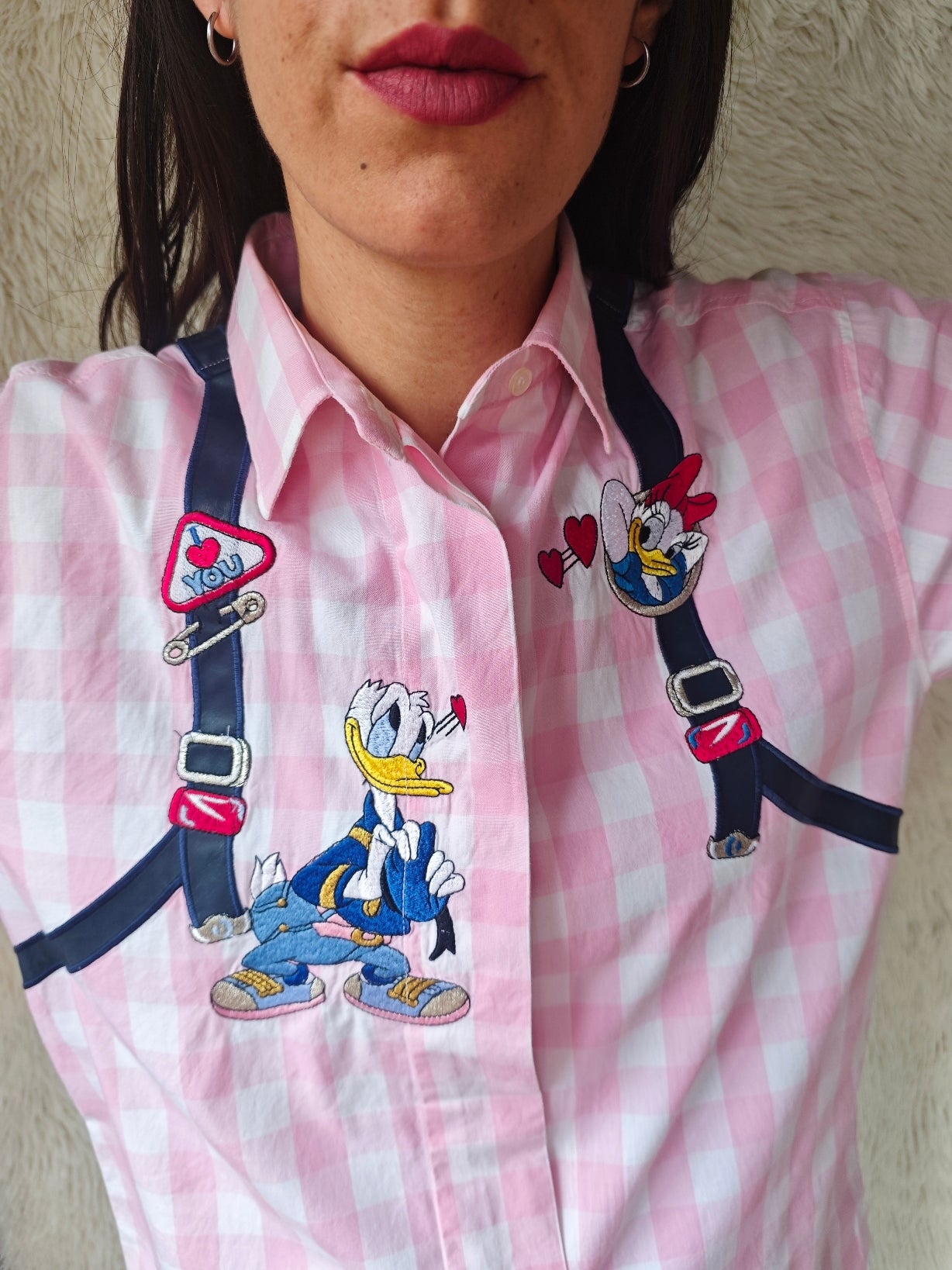 Paperino e paperina bretelle