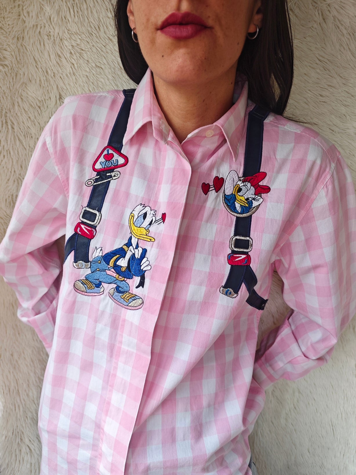 Paperino e paperina bretelle