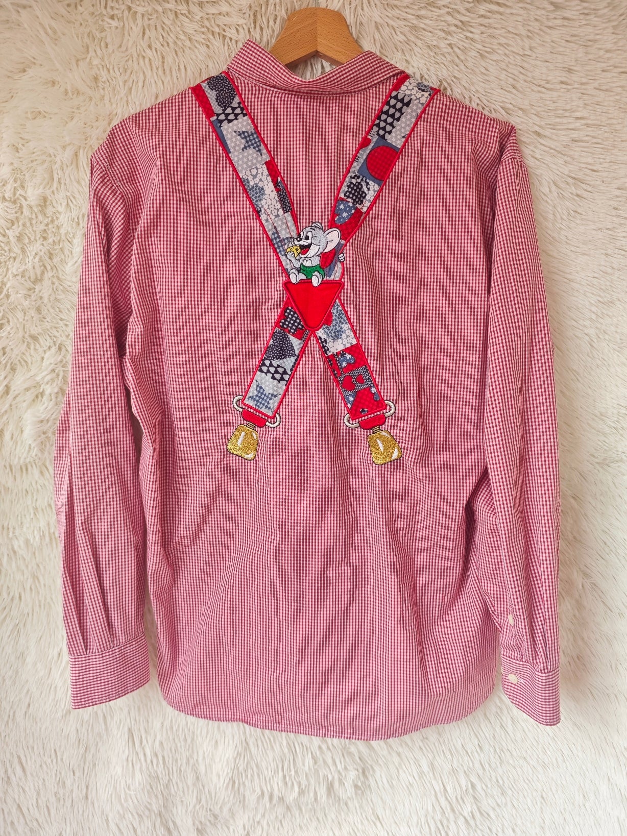 Camicia Tom & Jerry bretelle patch
