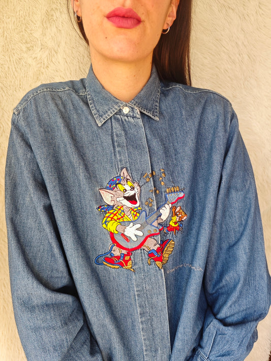 Camicia Tom & Jerry rock Star