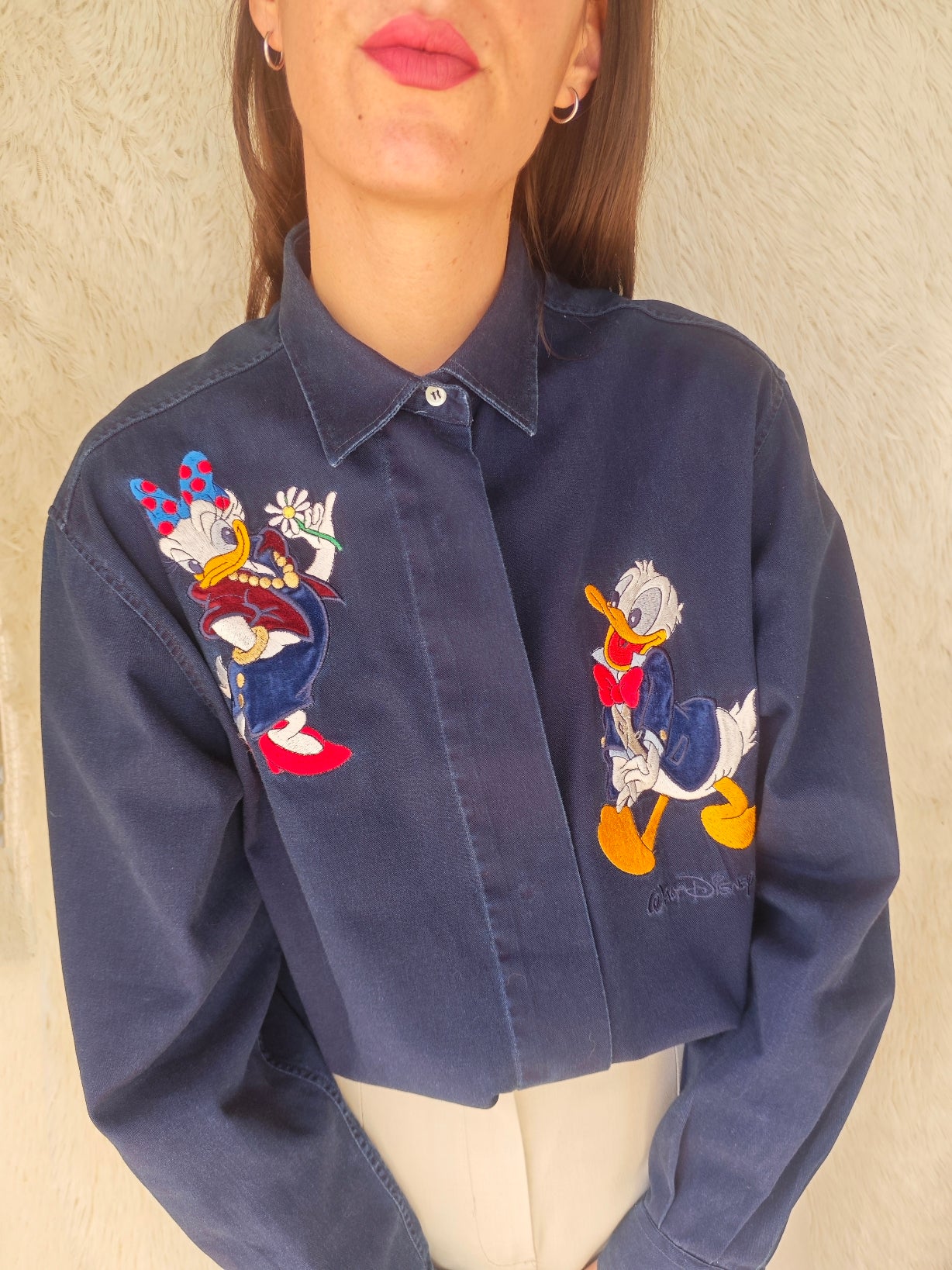 Camicia paperino e paperina romantici