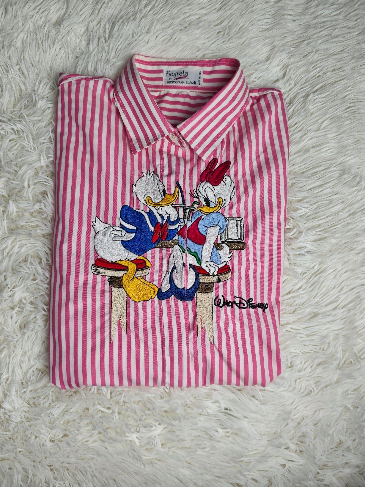 Camicia paperino e paperina panchina