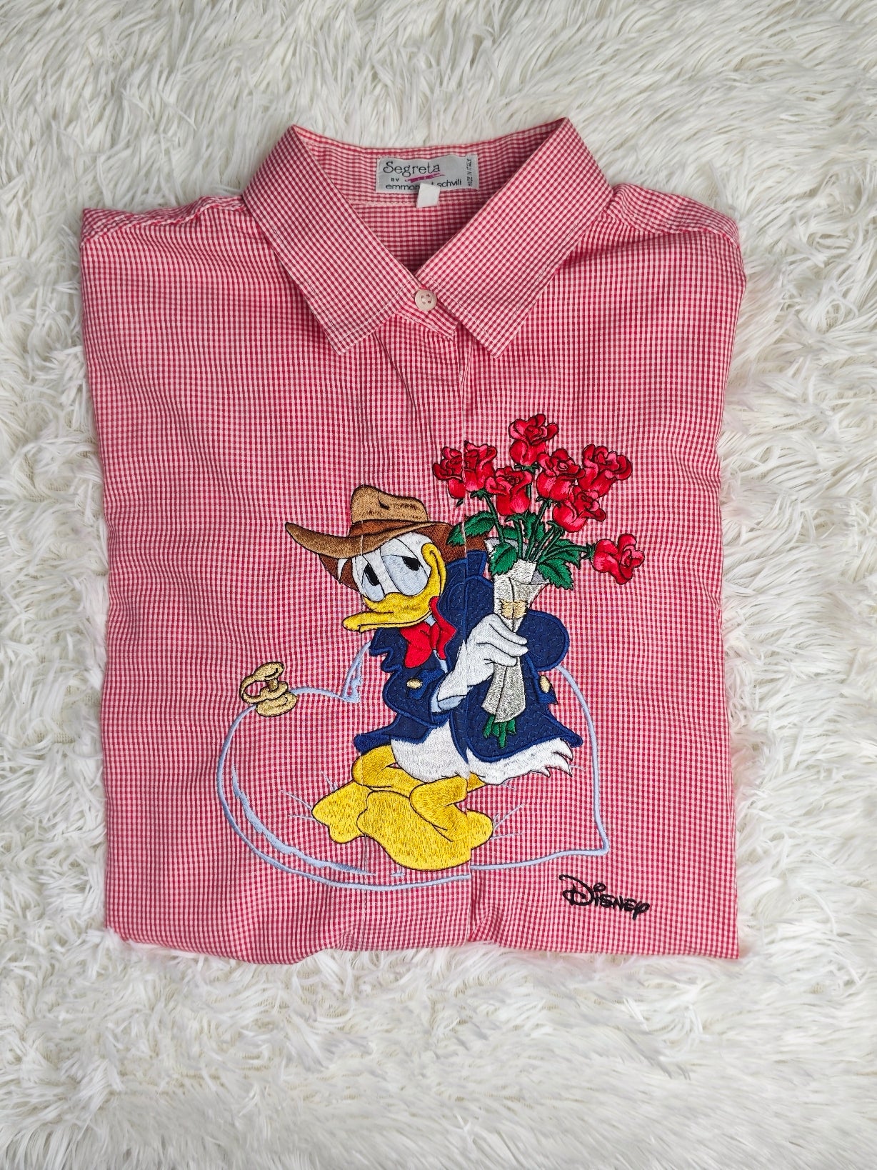 Camicia Paperino con Mazzo di Rose