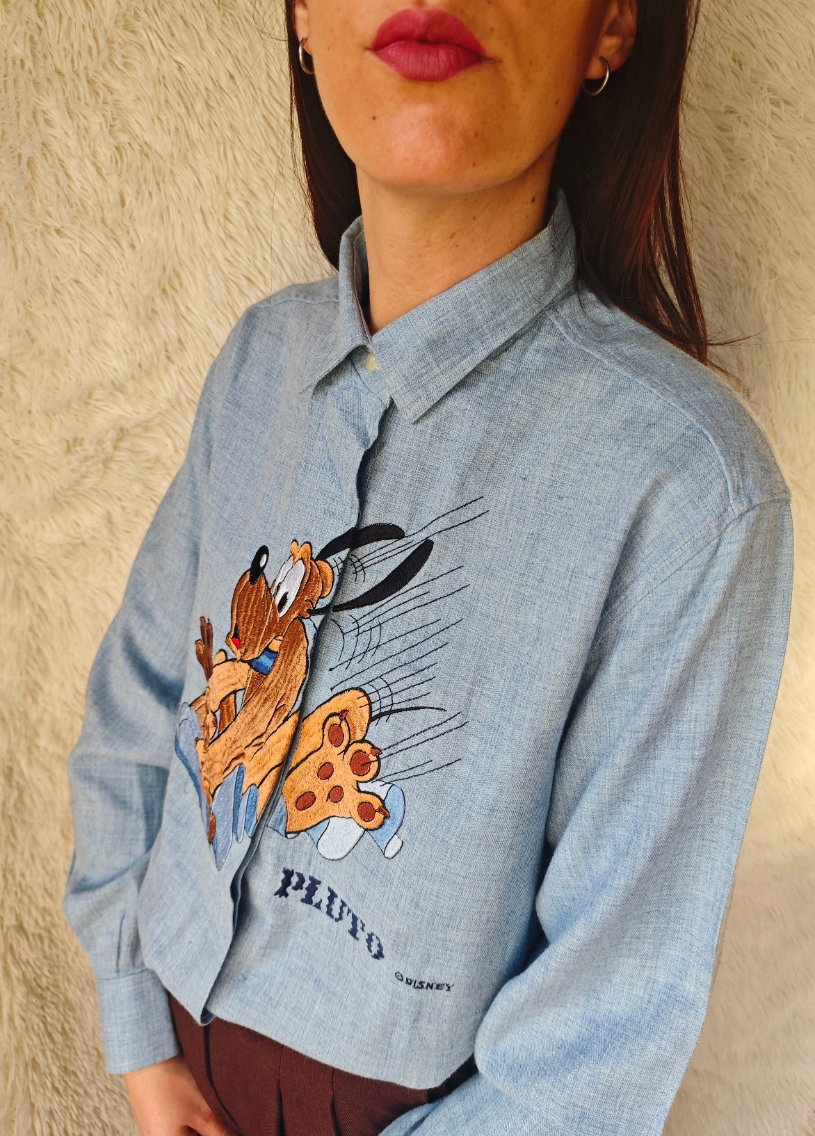 Camicia Pluto misto lana